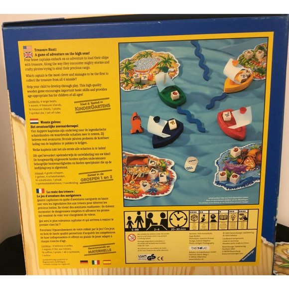 Treasure Hunt Board Game ©2003 Ravensburger Speileverlag 2-4 Players HTF Retired - Picture 12 of 12